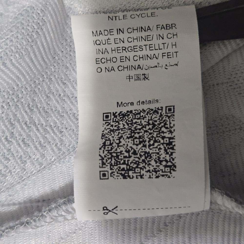 Cozy Gray Textured Zip-Up Sweater Bomber Jacket Size XXL - Picture 9 of 14